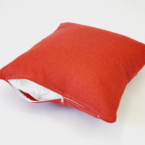 Imagen 2 de 3 de Funda Almohadon 40x40cm Deco Y Cierre Diseño Chenille Stock