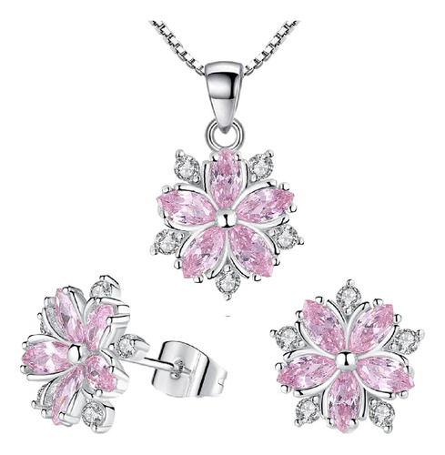 Regalo 10 Mayo Mamá Amor Corazón Flor Novia Swarovski Elemen