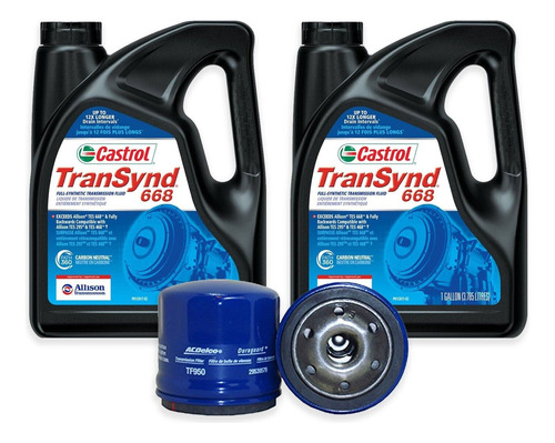 2 Gallons Allison Transynd Tes 668 Synthetic Trans Fluid Ddc