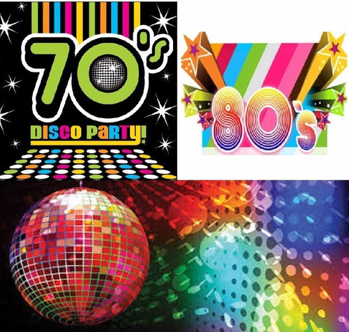 Tanda Cotillon Retro Años 70s 80s-  Disco Hippie Premium