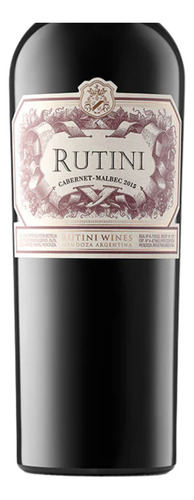 Vino Rutini X 3 Botellas En Estuche Cabernet Malbec Regalo