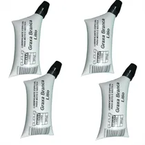 Comprar Kit 4 Graxas Branca Lubrificante Corrente Transmissão Moto