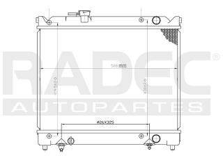 Radiador Suzuki Grand Vitara 1992-1993-1994 L4 1.6 Lts Auto