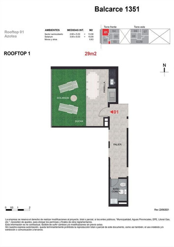 Imagen 20 de 30 de Venta Departamento 1 Dormitorio Al Contrafrente Balcón En Edificio Balcarce 1351 - Moderno