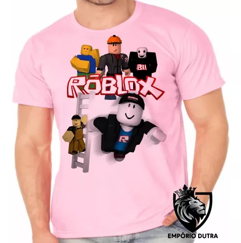 Camiseta infantil Roblox logo - camiseta game camiseta jogo