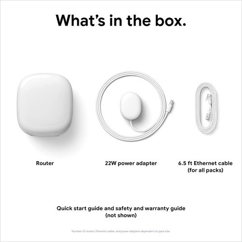 Google Nest Wifi Pro 6e Ga03689 - Blanco - 2 (Usado)