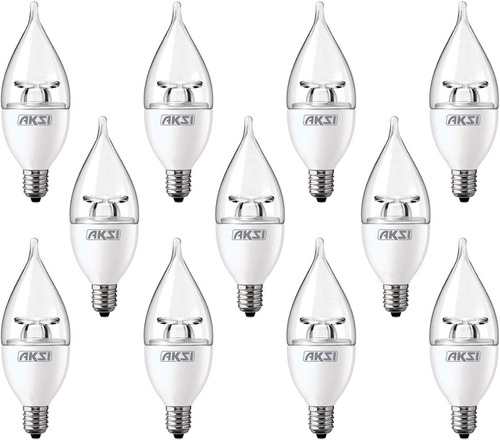 Foco Led Aksi Flama 25w 4w Luz Blanca 6500k E12 Pack10