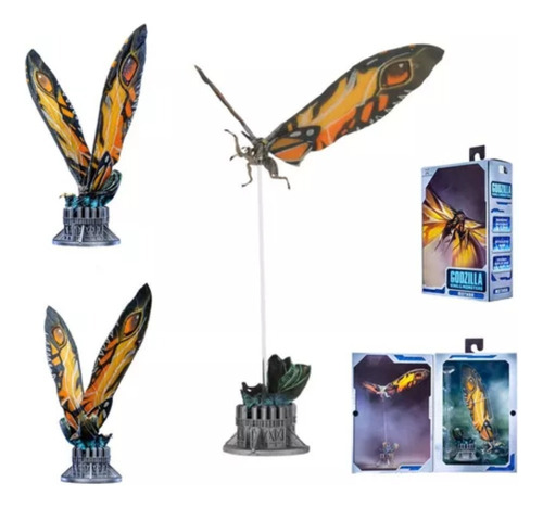 Qs Figura Acción Godzilla Mothra Rodan Neca 2019, Rega