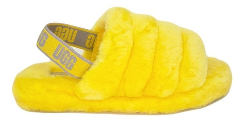 Ugg Pantuflas Fluff Oh Yeah Slide  Lemon Yellow 1098494k