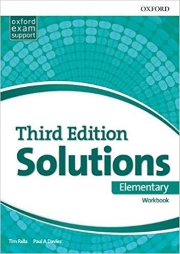 Solutions Elementary - Workbook - 3rd Edition - Oxford