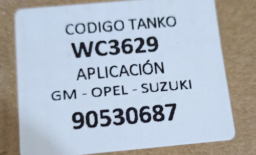 Imagen 4 de 8 de Envase Refrigerante Chevrolet Astra