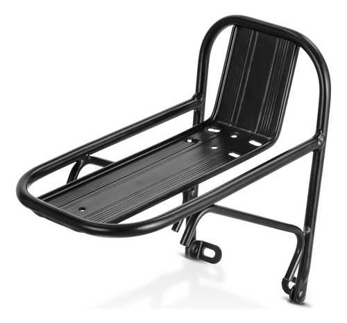 Cesta De Bicicleta De Aluminio Cargo Mountain Rack Frontal