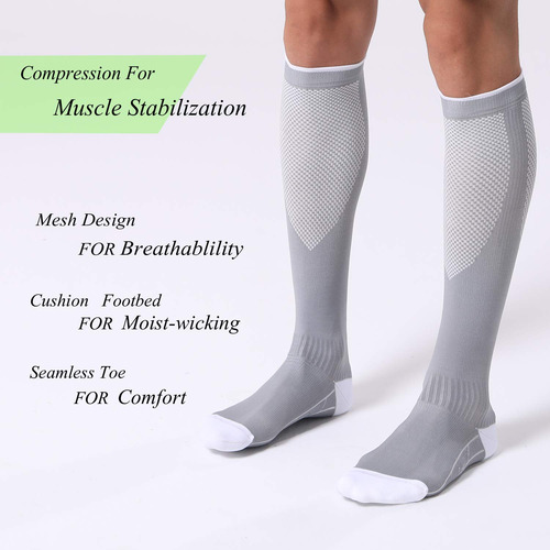 Calcetines De Compresión Fitrell Para Mujer Y Hombre, 20-30