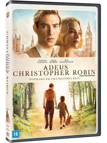 Adeus Christopher Robin - Dvd - Domhnall Gleeson - Novo
