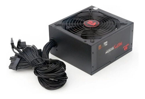 Imagem 3 de 3 de Fonte Atx 600w Real Redragon Rgps Pfc Ativo 80+ Plus Bronze