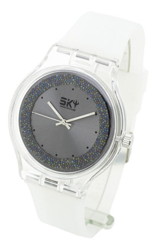 Reloj Sky Marine 3 By Feraud Mujer - Silicona Wr Glitter