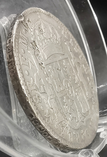 Moneda Original De Plata 8r Carlos Iiii 1792 Con Chops Mark