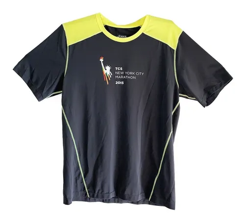 Playera Asics Nyc Maraton 2015 Pr Lyte Ny New York Coleccion