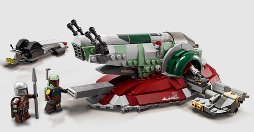 Lego Star Wars - Boba Fett's Starship - 593 Pcs - Cod 75312