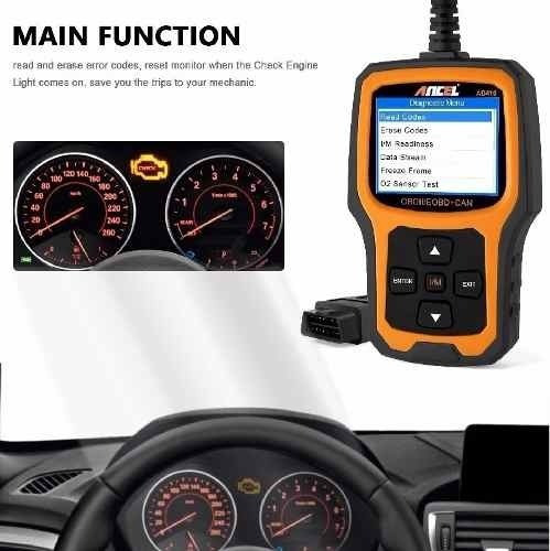 Escaner Ancel Ad410  Multimarca Obdii Eobd Scanner Can