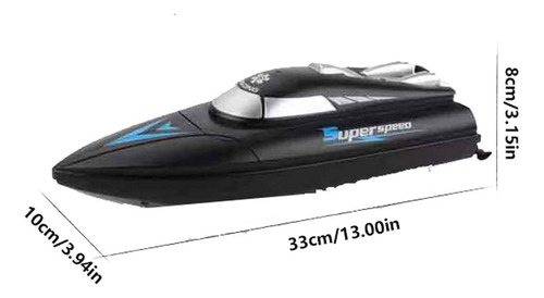 Qaqqvq Barco Rc: Barco De Control Remoto De Alta Velocidad De 15 Km/h Para Niños Y Adultos Para Lagos Y Piscinas/navegación Bidireccional