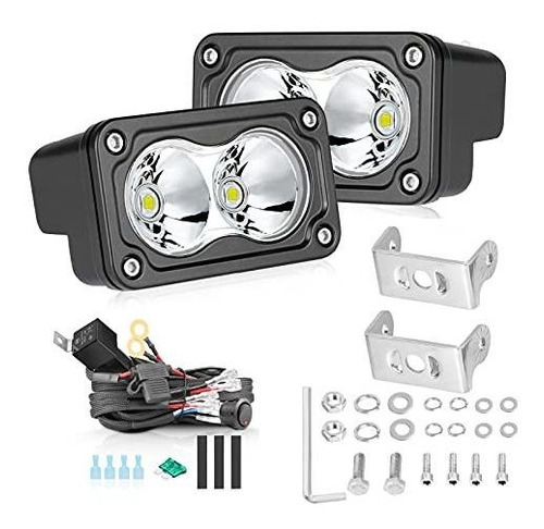 Barras De Luz - Led Pods, Akd Part 3 Inch Driving Lights 40w