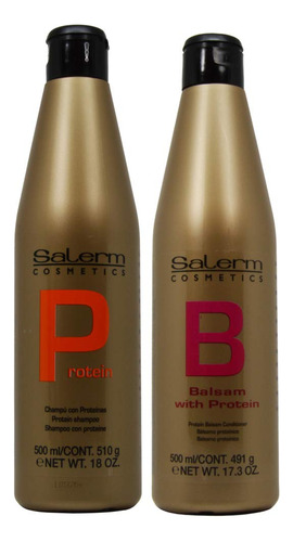 Salerm Cosmetics Champú De Proteína Y Acondicionador De B.