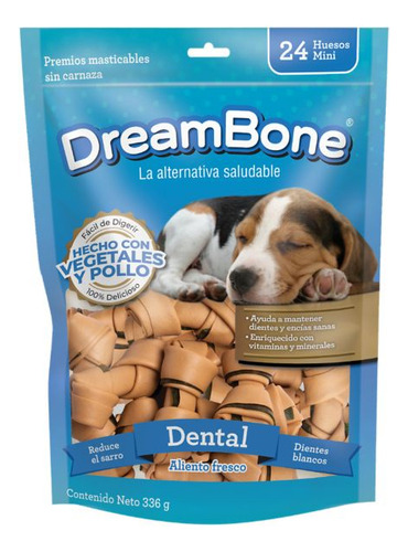 Snack Para Perro Dreambone Dental Bone Mini X24und