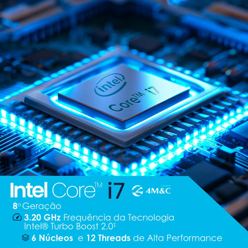 Cpu Dell Intel Core I7 8700 8gb Ssd 128gb Windows 10 (Recondicionado)