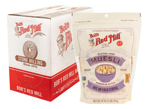 Bob's Red Mill Cereal Muesli Sin Gluten, 16 Onzas (paquete D