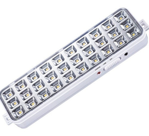 Luz Emergencia 30 Leds Autonomía 8 Hs Batería Litio Macroled