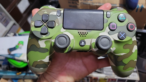 Control Dualshock Play 4 Ps4 Playstation Camuflaje Verde (Usado)