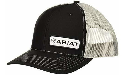 Ariat Parche De Malla Para Hombre, Talla Unica, Color Negro