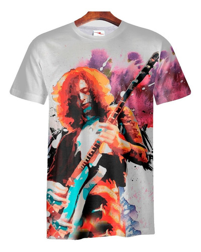 Remera Sublimada Jimmy Page Ranwey Cs008