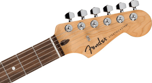 Fender Std Strat Lrl Wpg 3ts 0266240500 Cor marrom Material da escala Laurel Orientação à mão direita