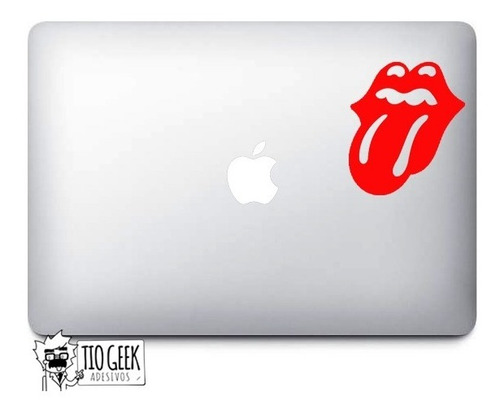 Kit 2 Adesivos Banda The Rolling Stones Tongue - Cd Rock 