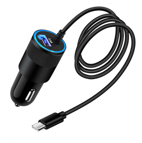 Samsung S23 Android Phone Usb C Cargador De Coche Adaptador 