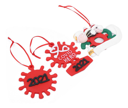 Adorno De Año Nuevo, 3 Unidades, Colgante De Muñeco De Nieve
