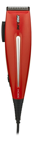 Maquina De Cortar Pelo Proline Roja Clipper Peluqueria Hc800