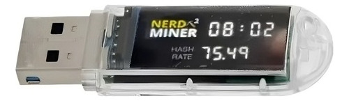 Nerdminer V2 T-dongle S3 Usb Hashrate 74 Kh/s Lottery Mining