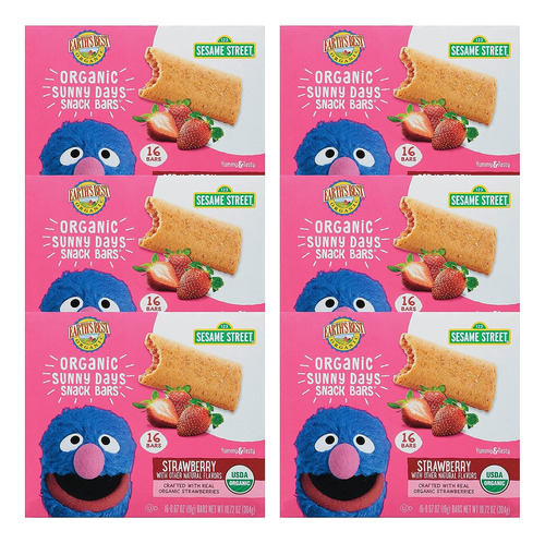 Organic Sesame Street Sunny Days - Barras De Aperitivos Para