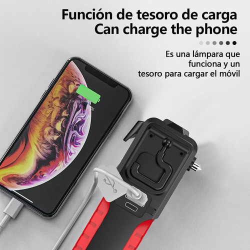Xing Linterna Táctica Lampara Led Recargable De Mano
