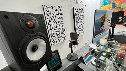Panel Acústico Elementi D1 4pz R Difusión, Absorción Sonido