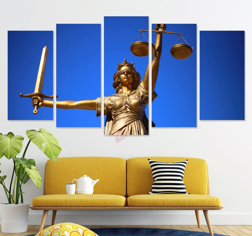 Políptico Ley Y Justicia Cly29 Canvas Grueso 150x80