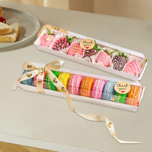 25 Cajas Para Macarrones, Cajas Para , Multiusos, Para