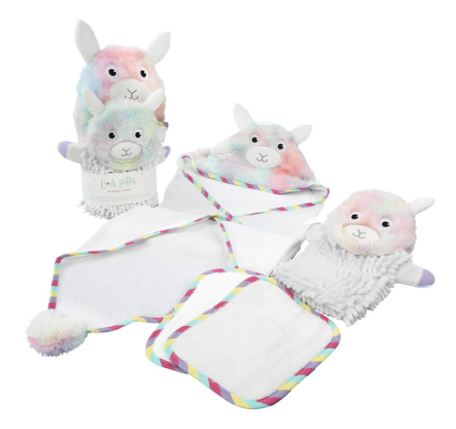 Set De Regalo Para Baño De Bebé Baby Aspen, 4 Piezas,