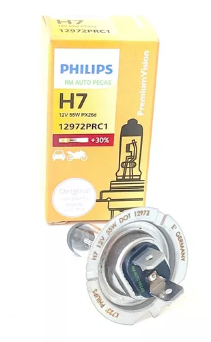 Par Lâmpada H7 Original Philips 12v 55w Farol 12972 Original