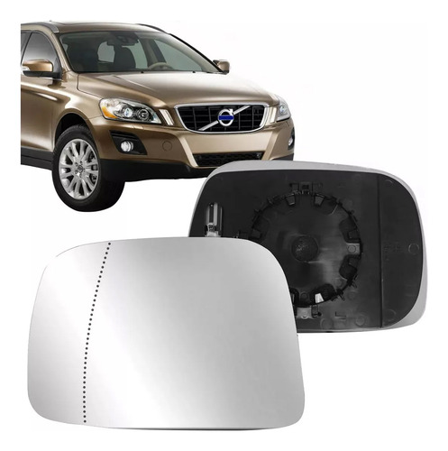Lente Base Retrovisor Volvo Xc60 09/17 Bifocal Térmico Dir.
