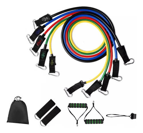 Bandas De Resistencia Tubulares 150lb. Fuerza. Ejercicio