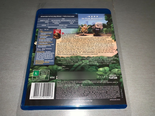 Blu-ray Up Altas Aventuras Novo Sem Uso Perfeito